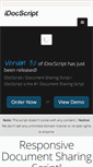 Mobile Screenshot of idocscript.com