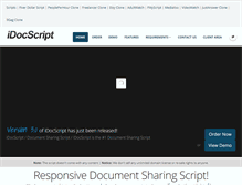 Tablet Screenshot of idocscript.com